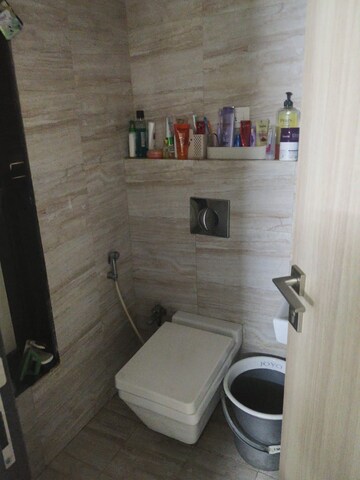 Bathroom in 1 BHK Apartment at Crescent Solitaire, Sakinaka – for Rent