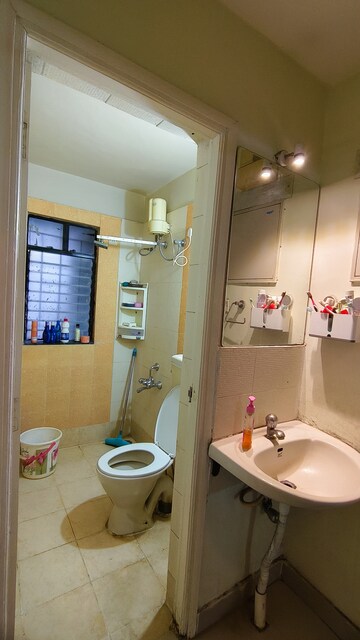 Bathroom in 2 BHK Apartment at BU Bhandari Acolade, Kharadi – for Rent