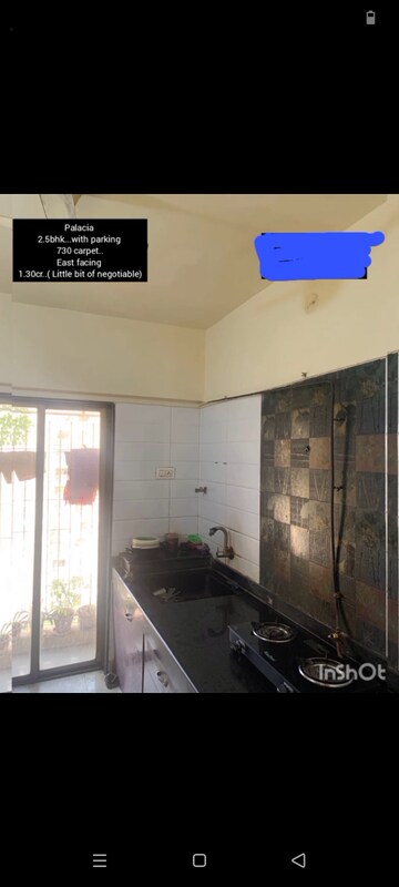 Kitchen in 2.5 BHK Apartment at Madhav Palacia, Ghodbunder Road – for Sale