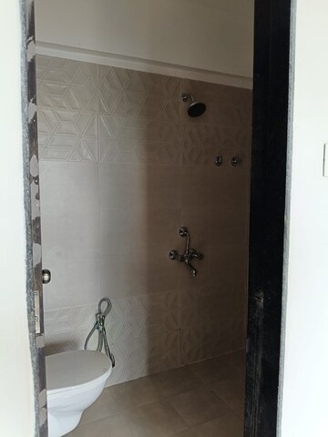 Bathroom in 1 BHK Apartment at DGS Sheetal Tapovan, Malad East – for Rent