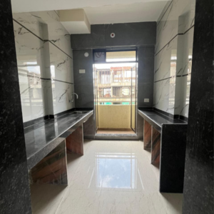 Kitchen in 1 BHK Apartment at Sai Raj Flora, Ambivali – for Sale