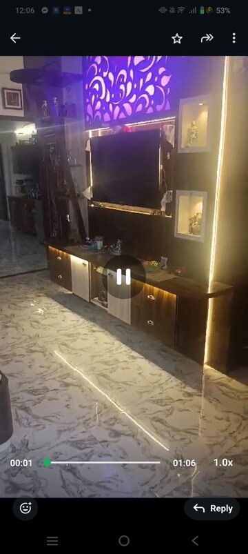 Living Room in 4 BHK Apartment at RSG Durvankur Residency, Wagholi – for Sale