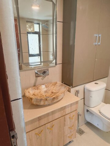 Bathroom in 3 BHK Builder Floor at Nirvana Courtyard, Sector 50 – for Rent