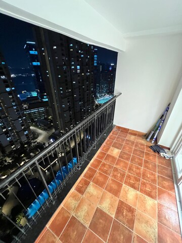 Balcony in 3.5 BHK Apartment at Prestige High Fields, Gachibowli – for Rent