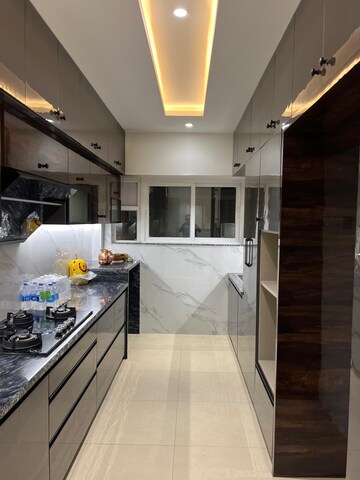 Kitchen in 3.5 BHK Apartment at Prestige High Fields, Gachibowli – for Rent