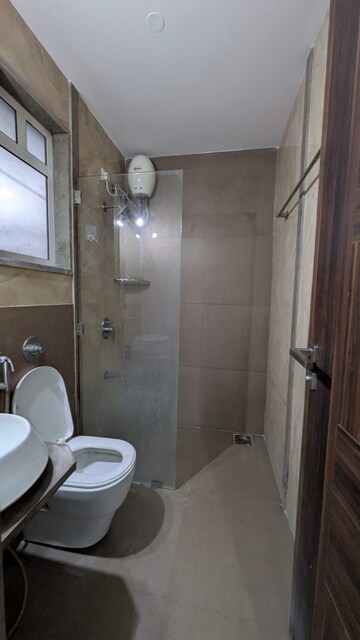 Attached Bathroom in 3 BHK Apartment at Kabra Hyde Park, Manpada – for Rent