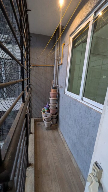 Balcony in 3 BHK Apartment at Kabra Hyde Park, Manpada – for Rent