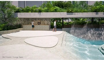 Swimming Pool in 2 BHK Apartment at Krisumi Waterfall Residences, Sector 36a – for Rent
