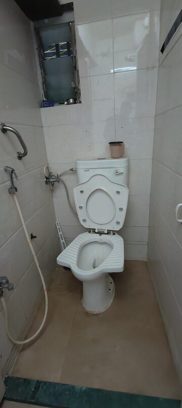 Bathroom in 1 BHK Apartment at Hill Garden, Manpada – for Rent