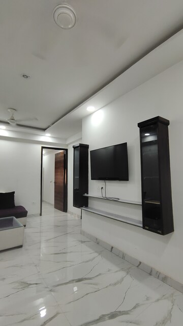 Living Room in 2 BHK Builder Floor at Palm Residency Chhatarpur, Chattarpur – for Rent