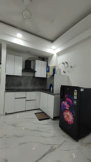 Kitchen in 2 BHK Builder Floor at Palm Residency Chhatarpur, Chattarpur – for Rent