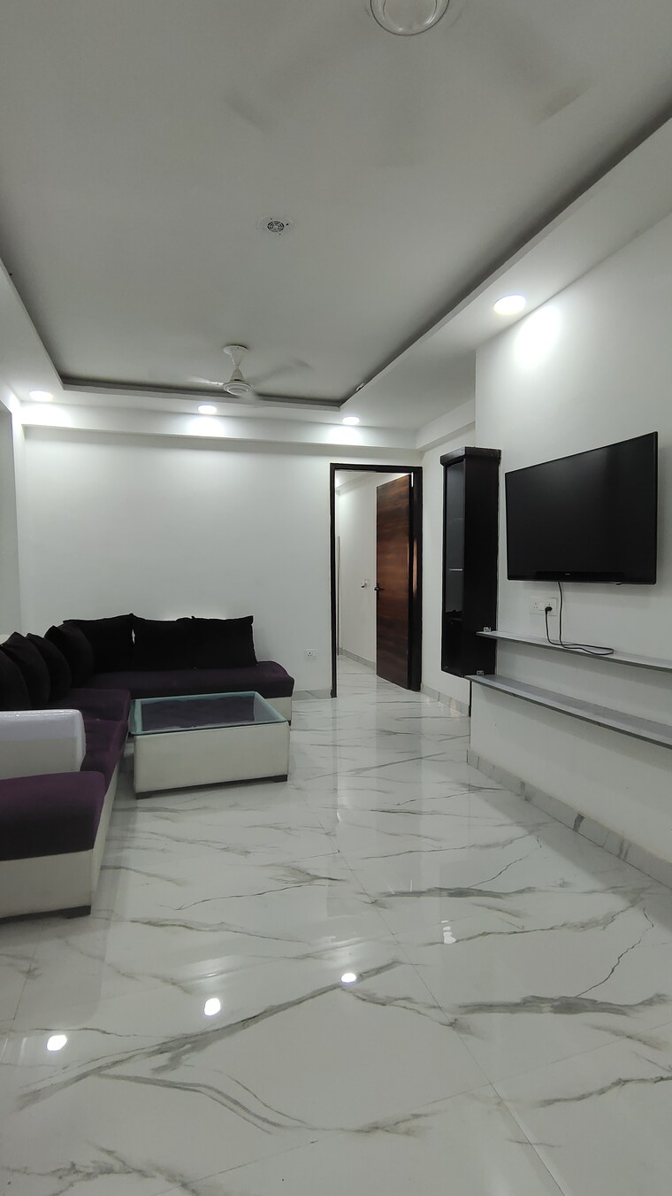 Living Room, palm-residency-chhatarpur 2 Bedroom 810 Sq.Ft. Builder Floor In Chattarpur Delhi 9175345