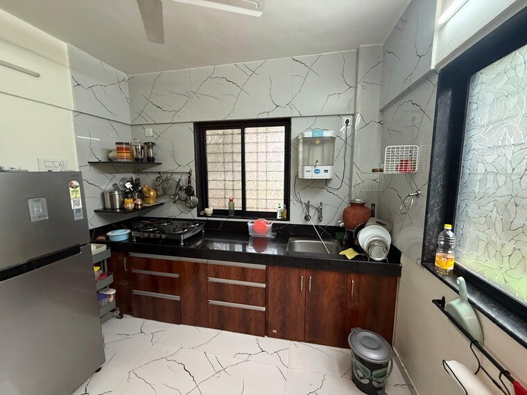 Kitchen, karve nagar 1 Bedroom 600 Sq.Ft. Apartment In Karve Nagar Pune 9175356