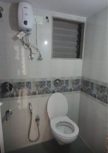 Bathroom in 1 BHK Apartment at Tiara Hills, Kashimira – for Rent
