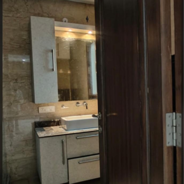 Attached Bathroom in 3 BHK Builder Floor at Boutique Residential Apartments C-220, Sarvodaya Enclave – for Rent
