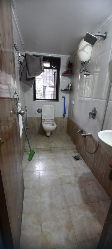 Bathroom in 2 BHK Apartment at New Mhada Towers, Andheri West – for Sale