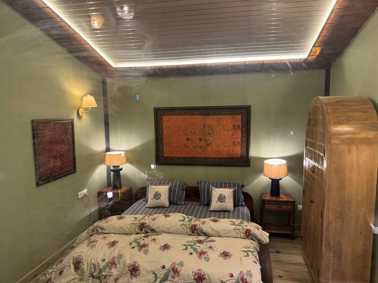 Bedroom, dera mandi 3 Bedroom 1200 Sq.Yd. Villa In Dera Mandi Delhi 9175633