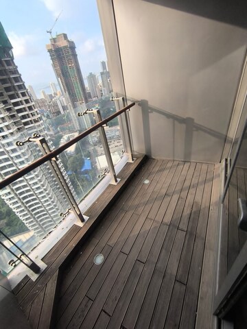 Balcony in 4 BHK Apartment at Lodha World One, Worli – for Rent