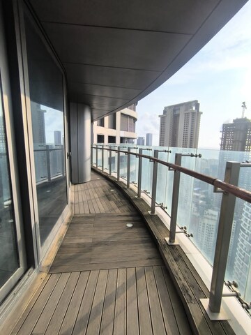 Balcony in 4 BHK Apartment at Lodha World One, Worli – for Rent