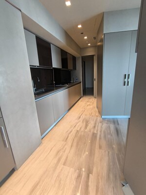 Kitchen in 3 BHK Apartment at Lodha World View, Worli – for Rent