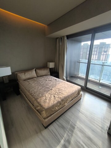 Bedroom in 3 BHK Apartment at Lodha World View, Worli – for Rent