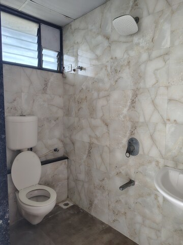 Bathroom in 3 BHK Apartment at Kavisha C3 Celebration City Center, South Bopal – for Rent