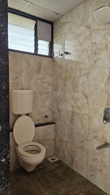 Bathroom in 3 BHK Apartment at Kavisha C3 Celebration City Center, South Bopal – for Rent