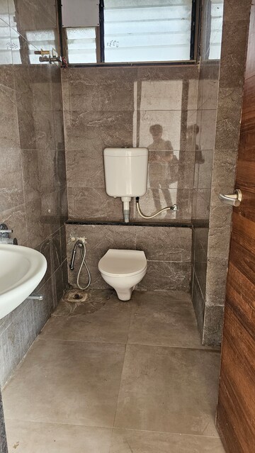 Bathroom in 3 BHK Apartment at Kavisha C3 Celebration City Center, South Bopal – for Rent