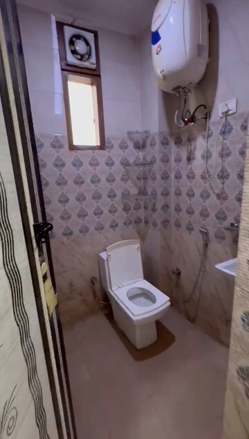Bathroom in 1 RK Builder Floor at Nathupur – for Rent