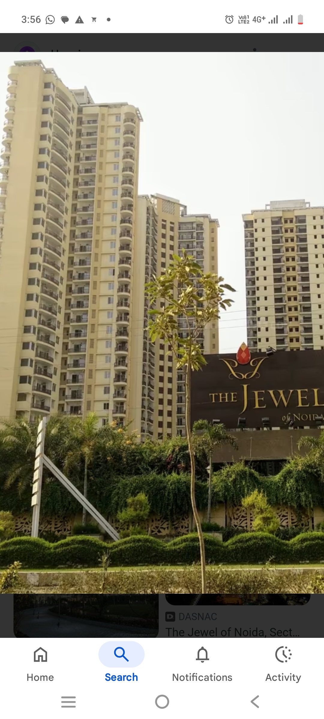 3 BHK + Pooja Room,Servant Room,Study Room Apartment For Rent in Dasnac The Jewel