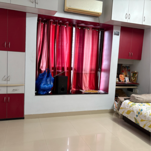 Bedroom in 2 BHK Apartment at Treasure Park, Walvekar Nagar – for Sale