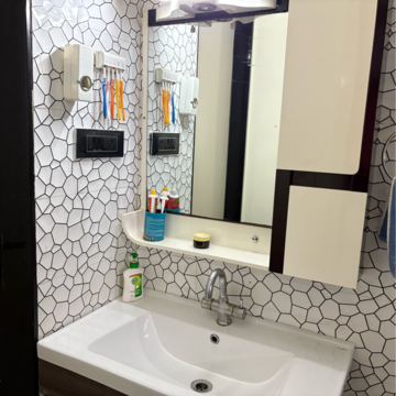 Bathroom in 2 BHK Apartment at Treasure Park, Walvekar Nagar – for Sale