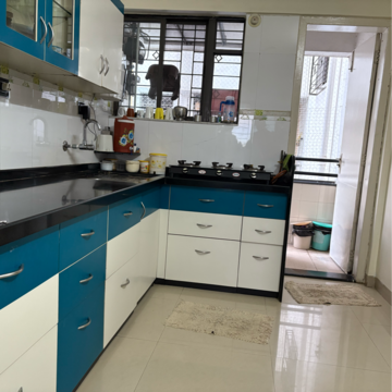Kitchen in 2 BHK Apartment at Treasure Park, Walvekar Nagar – for Sale