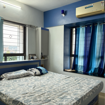 Bedroom in 2 BHK Apartment at Treasure Park, Walvekar Nagar – for Sale