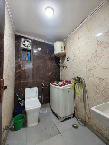 Bathroom in 3 BHK Builder Floor at Govindpuri – for Rent