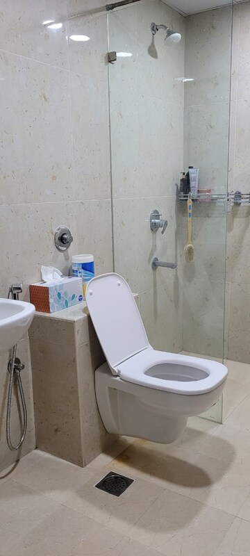 Bathroom in 3 BHK Apartment at Manbhum Around The Grove, Financial District – for Sale
