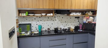 Kitchen in 3 BHK Apartment at Manbhum Around The Grove, Financial District – for Sale