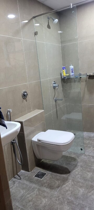 Bathroom in 3 BHK Apartment at Manbhum Around The Grove, Financial District – for Sale
