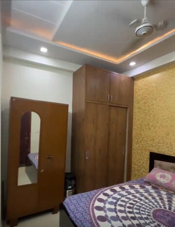 Bedroom in 3 BHK Builder Floor at Vasundhara Sector 4 – for Rent