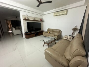 Living Room in 3 BHK Apartment at Jubilee Hills – for Sale