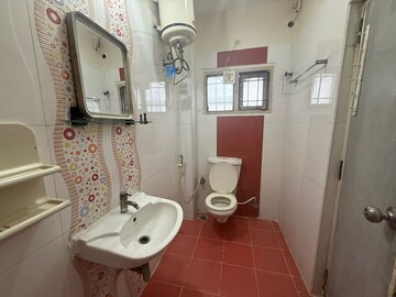 Bathroom in 3 BHK Apartment at Stand Alone Apartment, Madhapur – for Rent