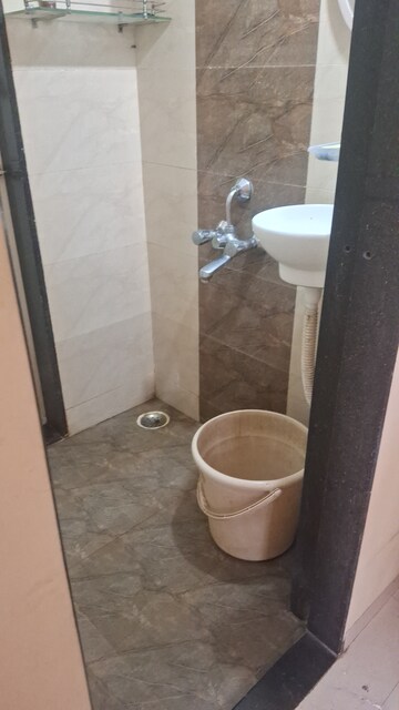 Bathroom in 1 BHK Apartment at Ambe Bhakti CHS, Ghansoli – for Rent