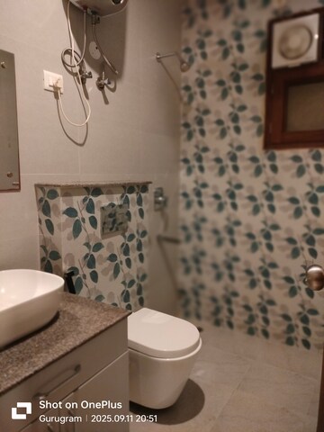 Bathroom in 2 BHK Builder Floor at Sector 17 – for Rent