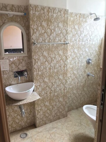 Attached Bathroom in 3 BHK Apartment at Raja Park – for Rent