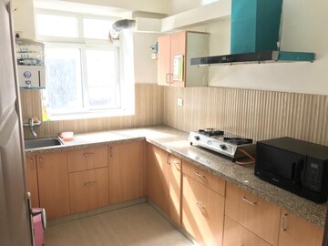 Kitchen in 3 BHK Apartment at Raja Park – for Rent