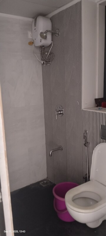 Bathroom in 1 BHK Apartment at Lodha Palava Downtown, Dombivli East – for Rent