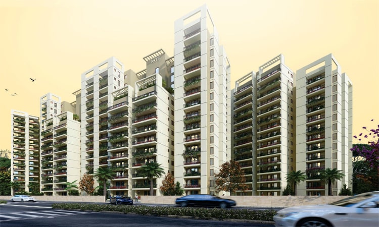 2 BHK + Study Room 645 Sq.Ft. Apartment in ROF Amaltas
