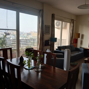 Living Room in 3 BHK Apartment at Puri Pranayam, Sector 82 – for Rent
