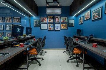 Team Area in  Office Space at Shyamal – for Rent