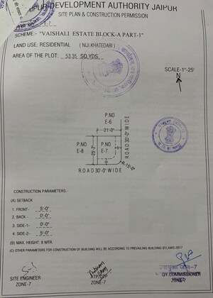  Plot – Map Location View at Manglams Vaishali Estate, Gandhi Path - for Sale